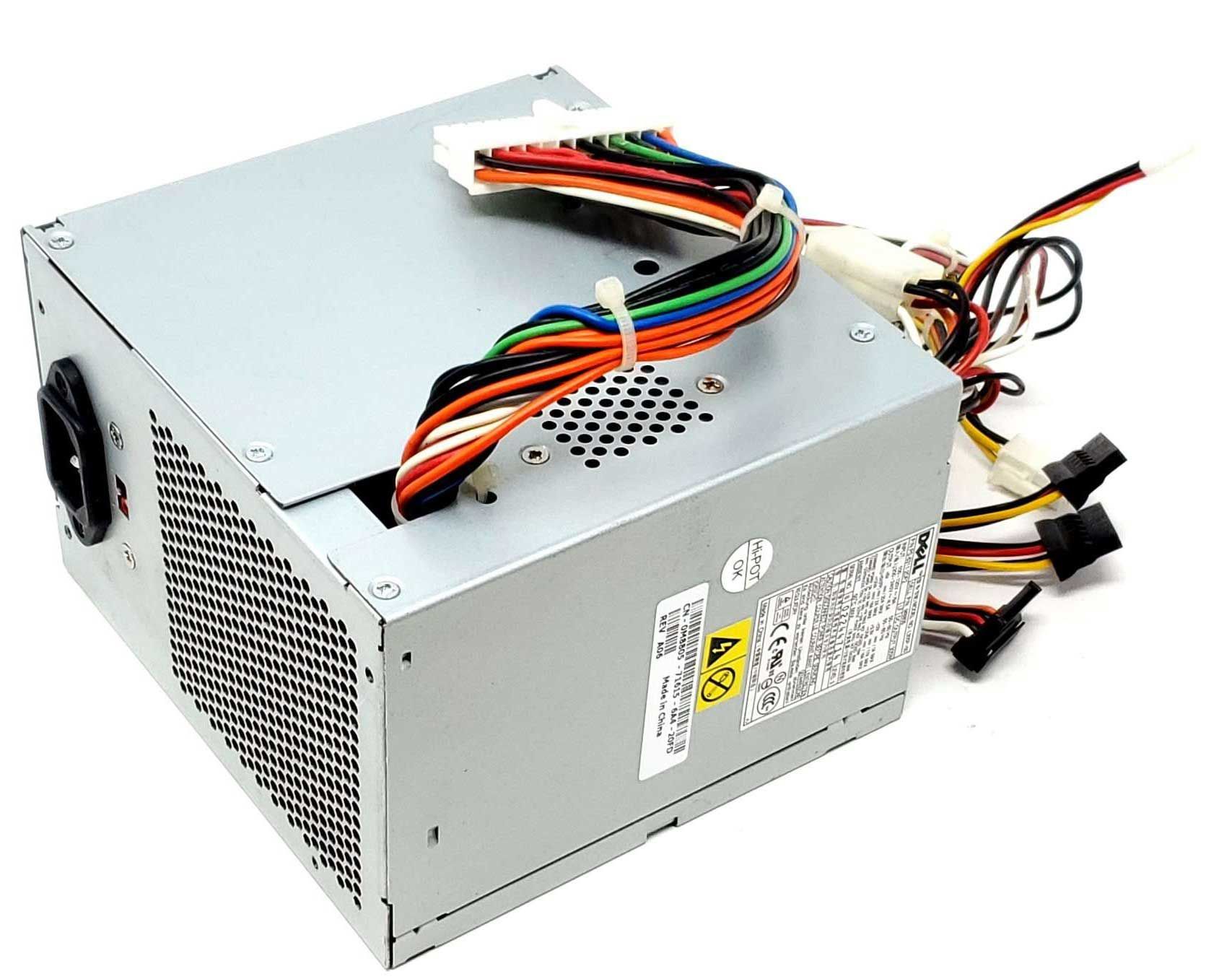 Computer Voeding 305W ATX 24-pins / DELL L305P-01 GEEN STANDAARD FORM FACTOR
